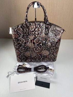 Brahmin Large Duxbury Satchel Charisma Melbourne NWOT